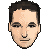 pixel portrait of aranofsky