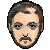 pixel portrait of kubrik